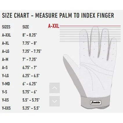 Franklin CFX Pro Youth Batting Gloves: 205