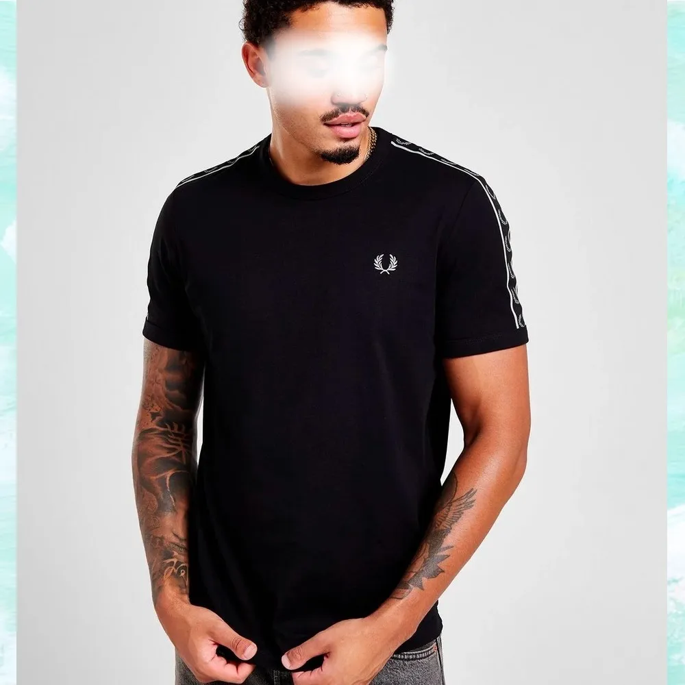 FRED PERRY  |Crew Neck Pullovers Street Style Plain Cotton Short Sleeves