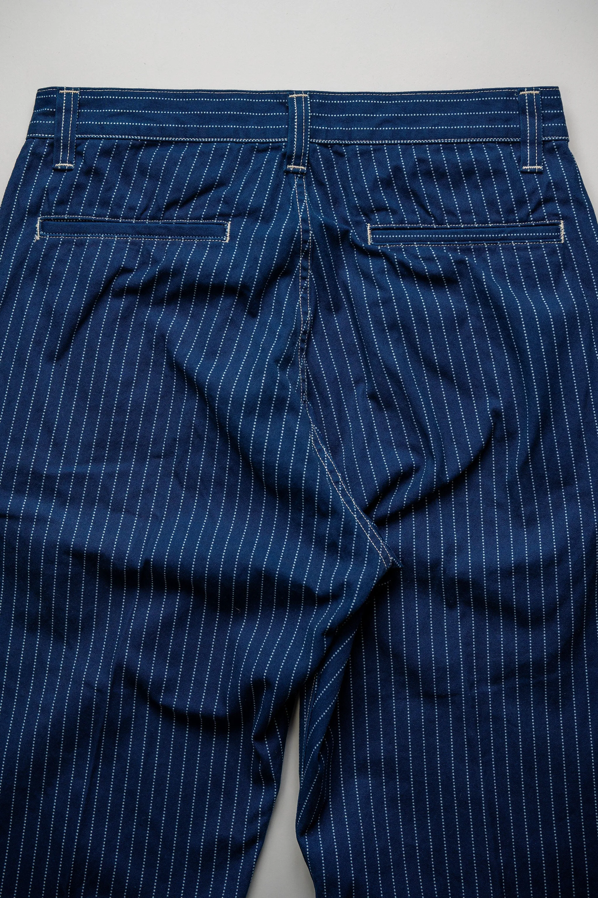 Fullcount 1128-4 Farmers Trousers - Indigo Wabash