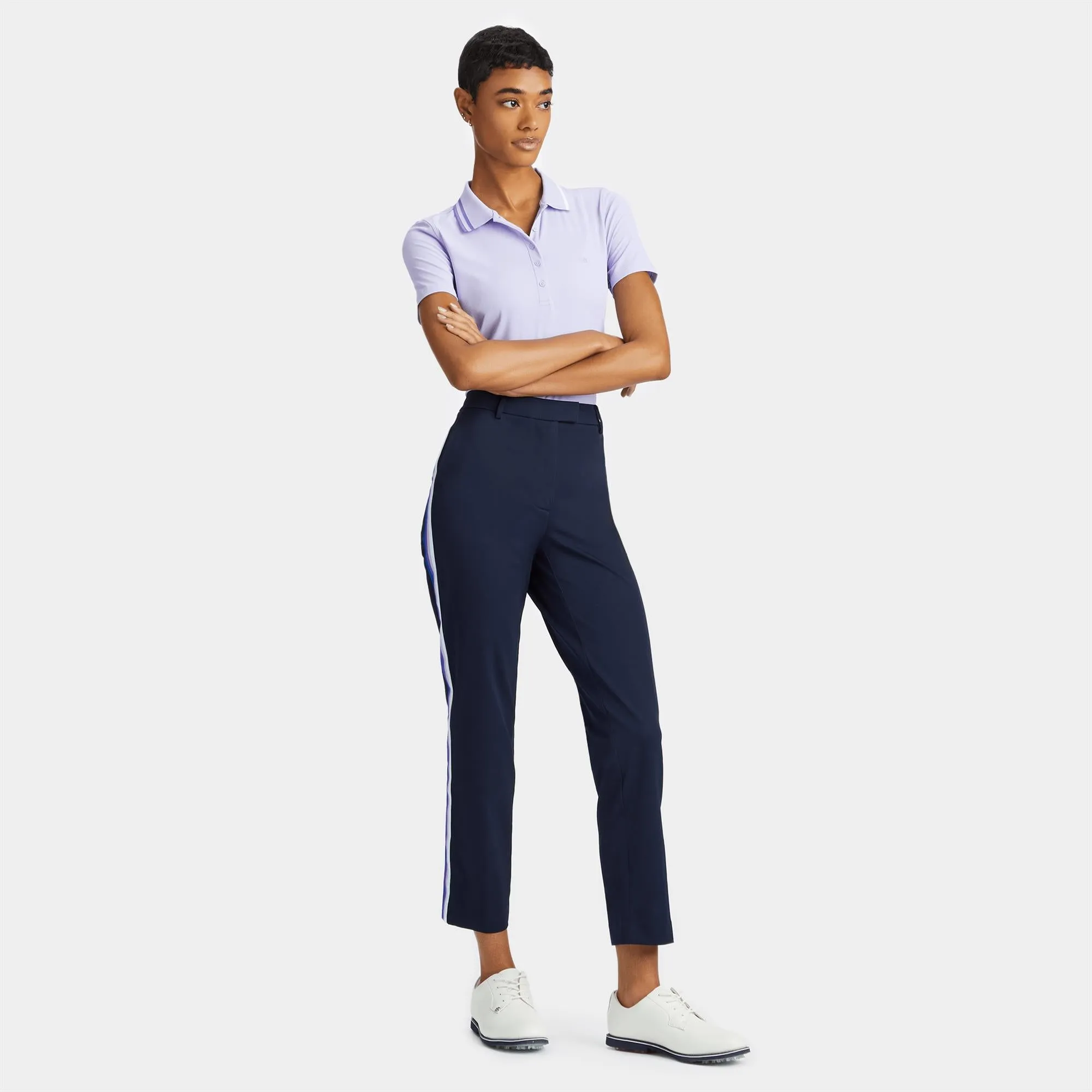 G/FORE Stretch Twill Mid Rise Ladies Golf Trousers Twilight