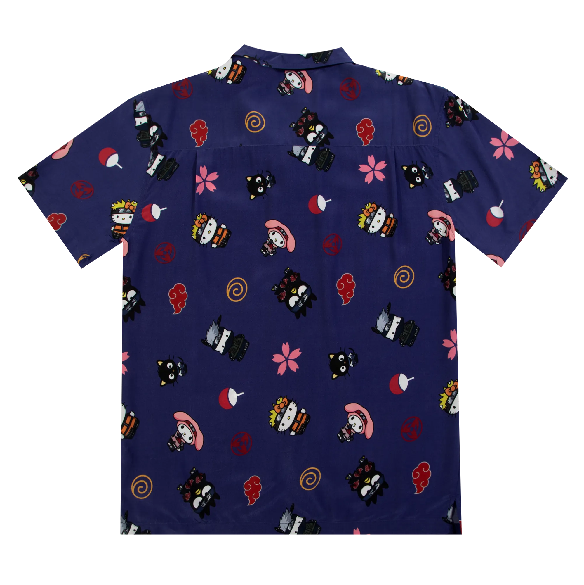 Hello Kitty x Naruto Character Button-Down Shirt