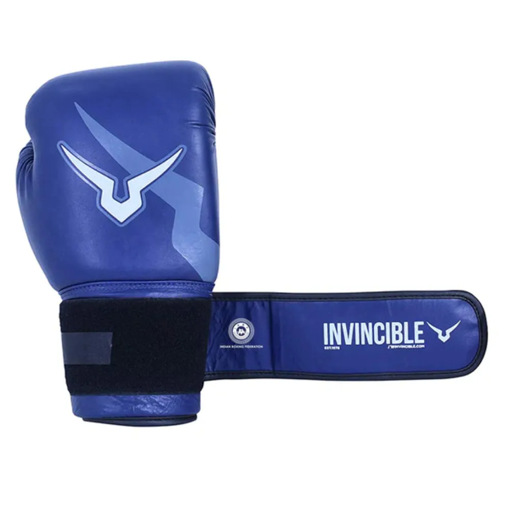 Invincible Extreme Competition Boxing Gloves (Blue)