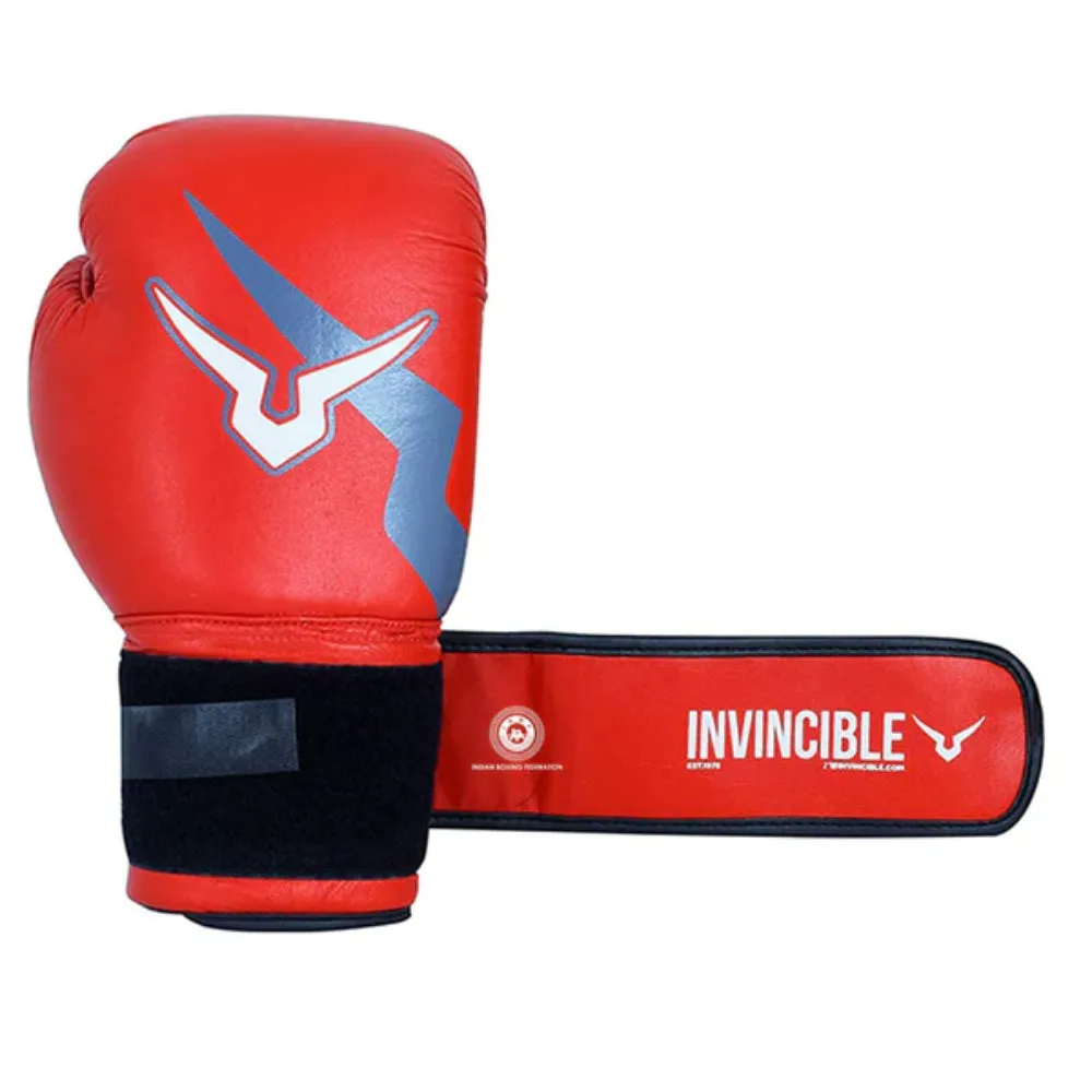 Invincible Extreme Competition Boxing Gloves (Red)