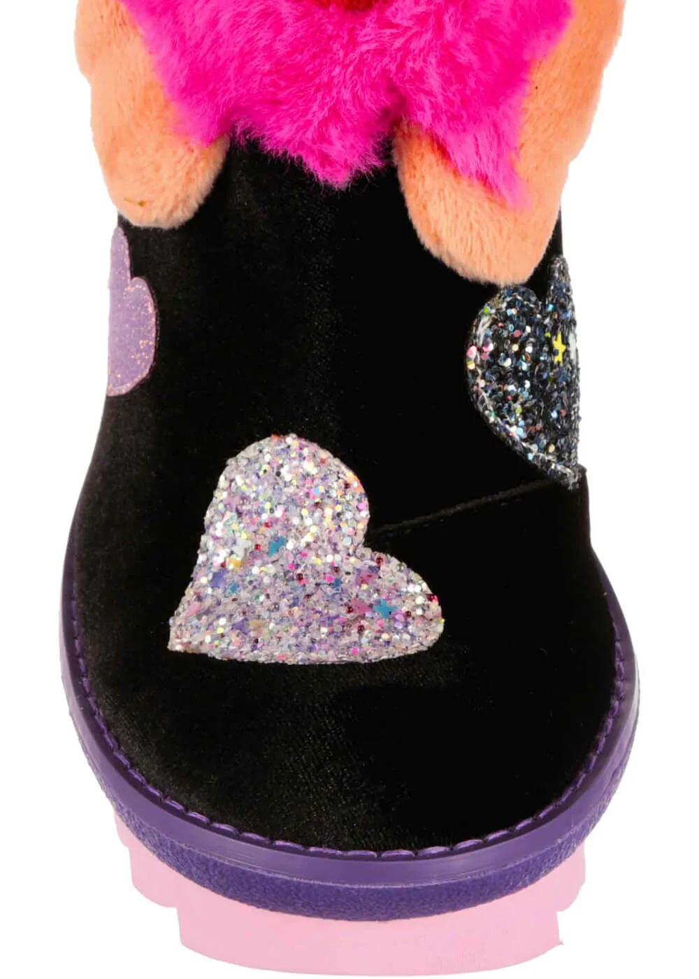 Irregular Choice One Eyed Wonder Monsters 80's Boots Black