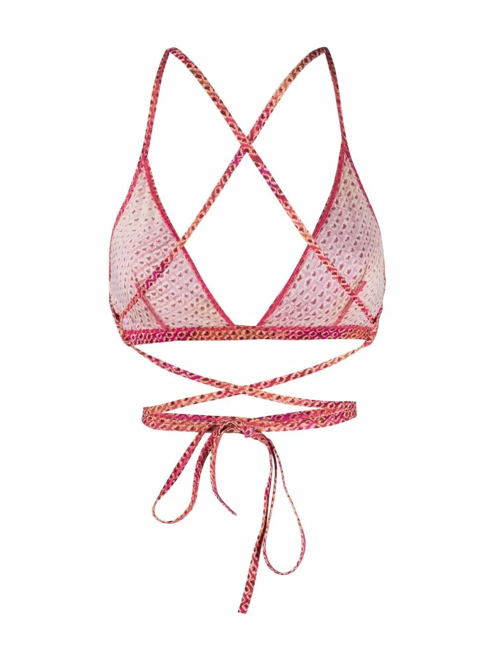 Isabel Marant Solanges Graphic Printed Bikini Top