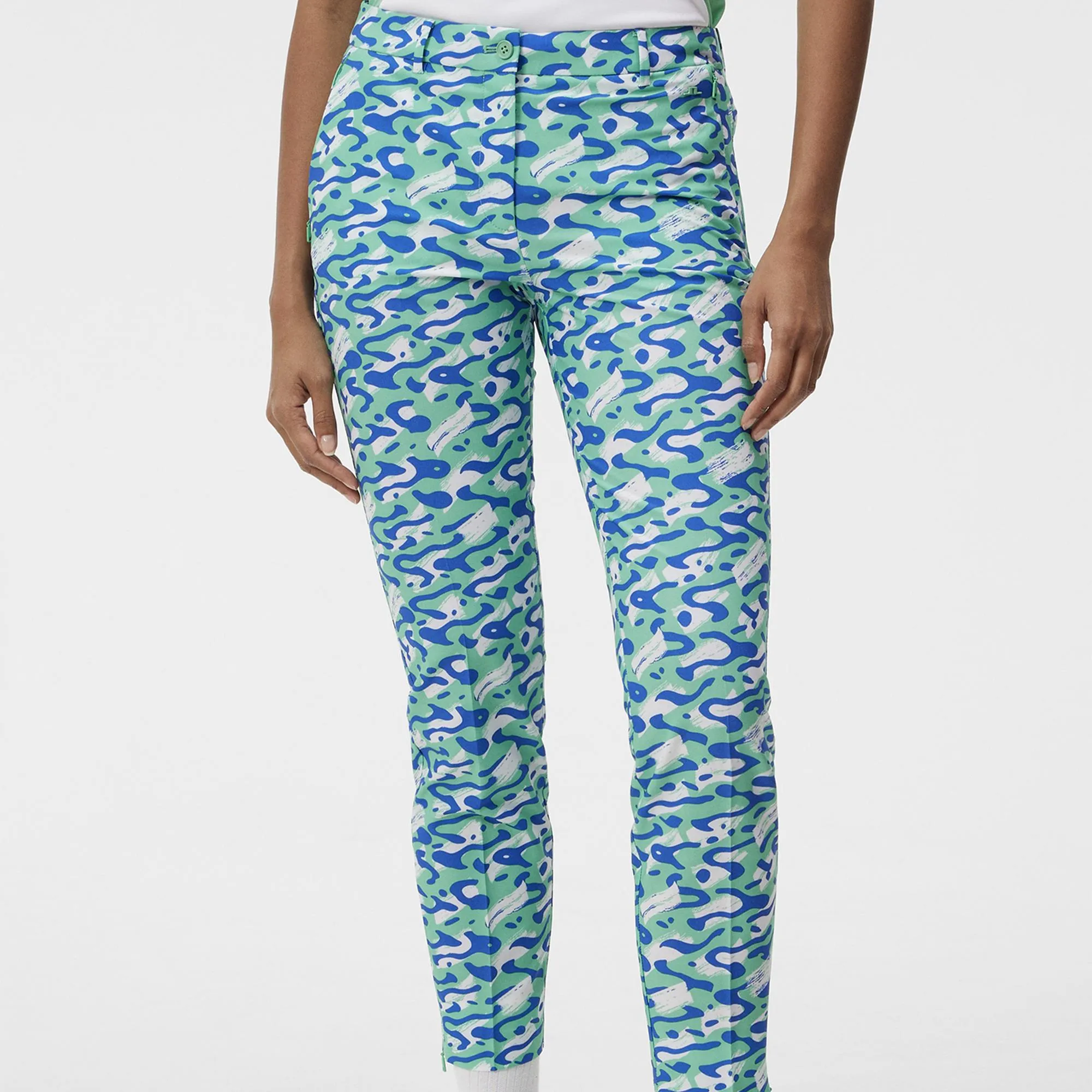 J Lindeberg Pia Ladies Golf Pant Jade Cream