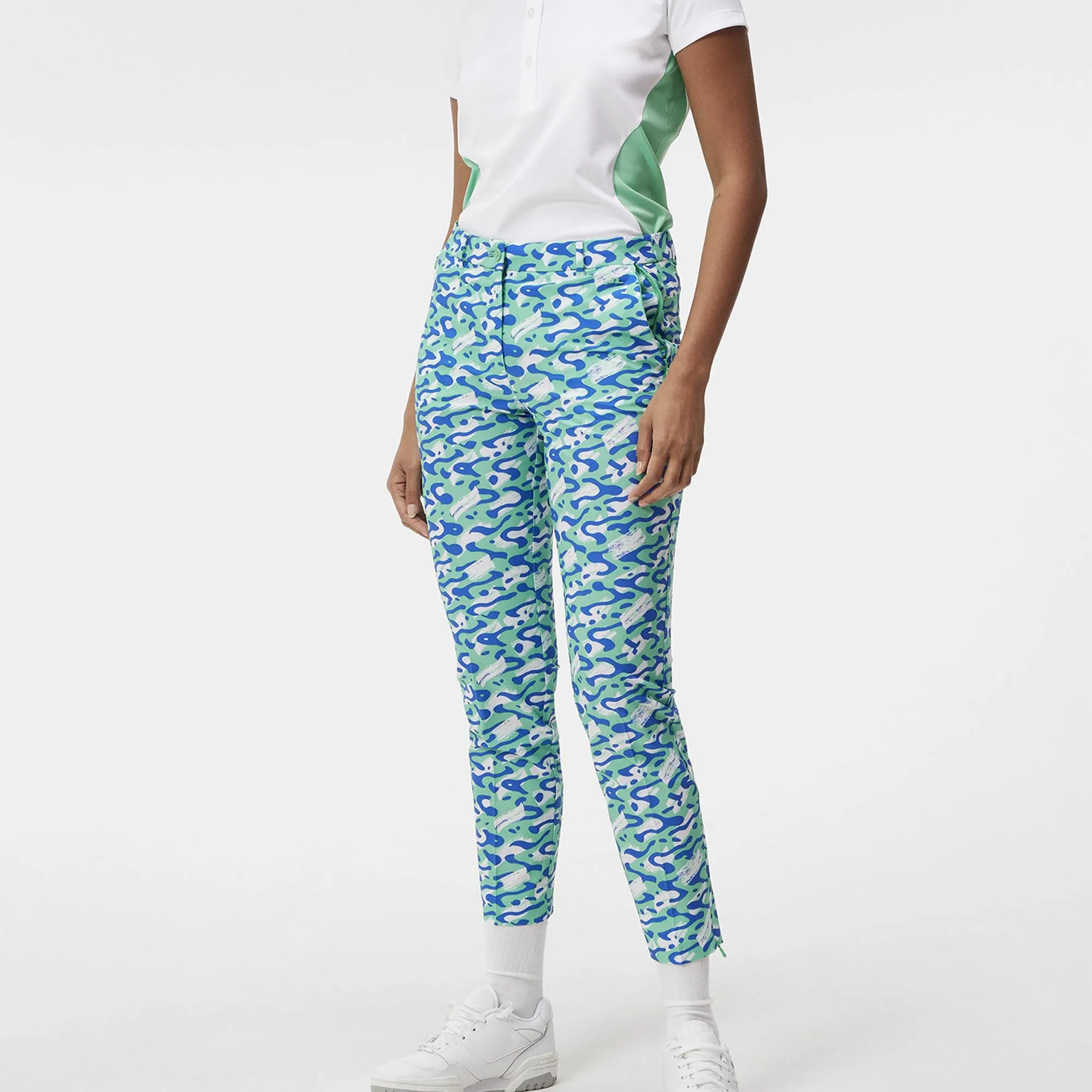 J Lindeberg Pia Ladies Golf Pant Jade Cream