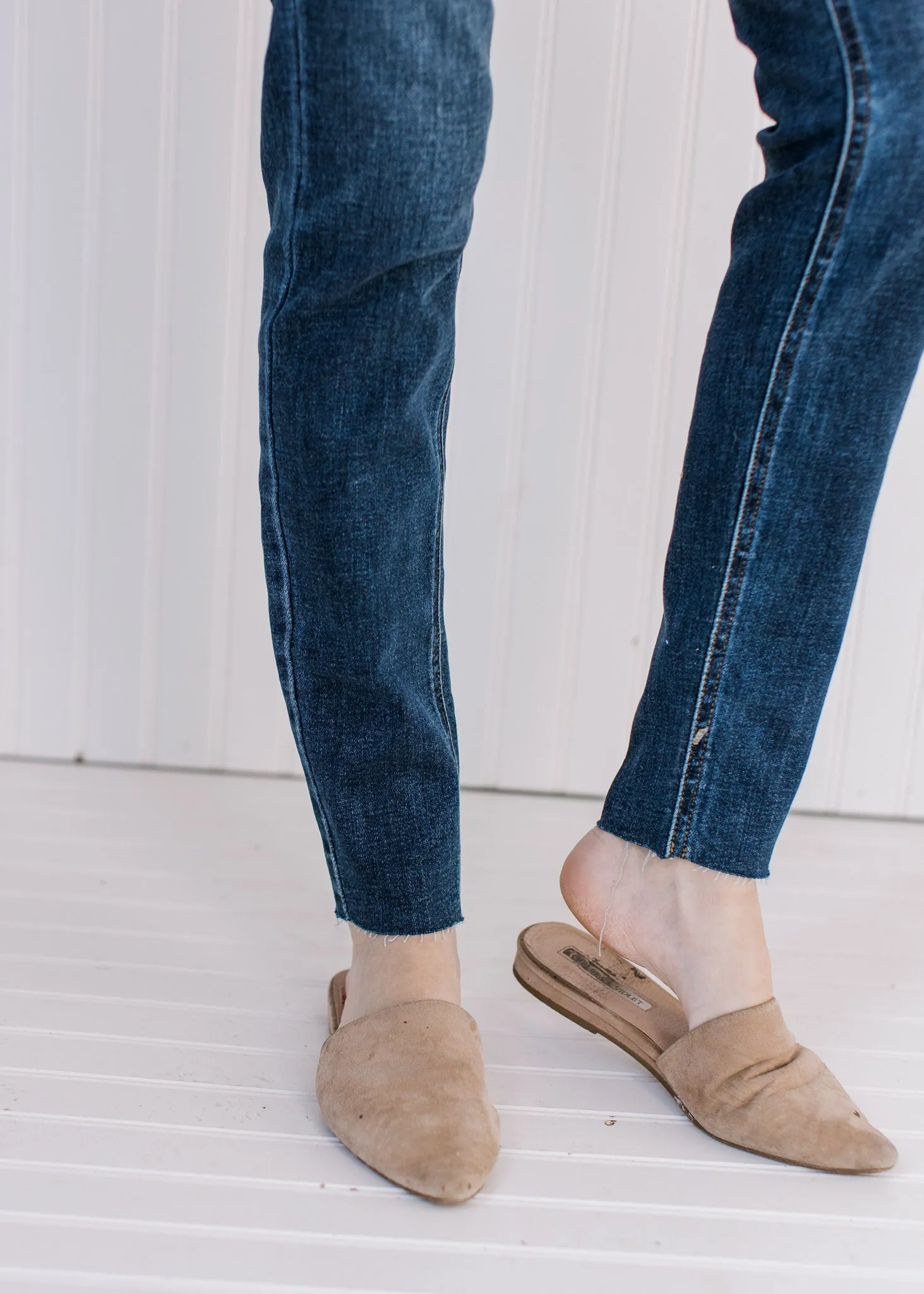 Judy Blue  Cut Your Hem Skinny Jeans