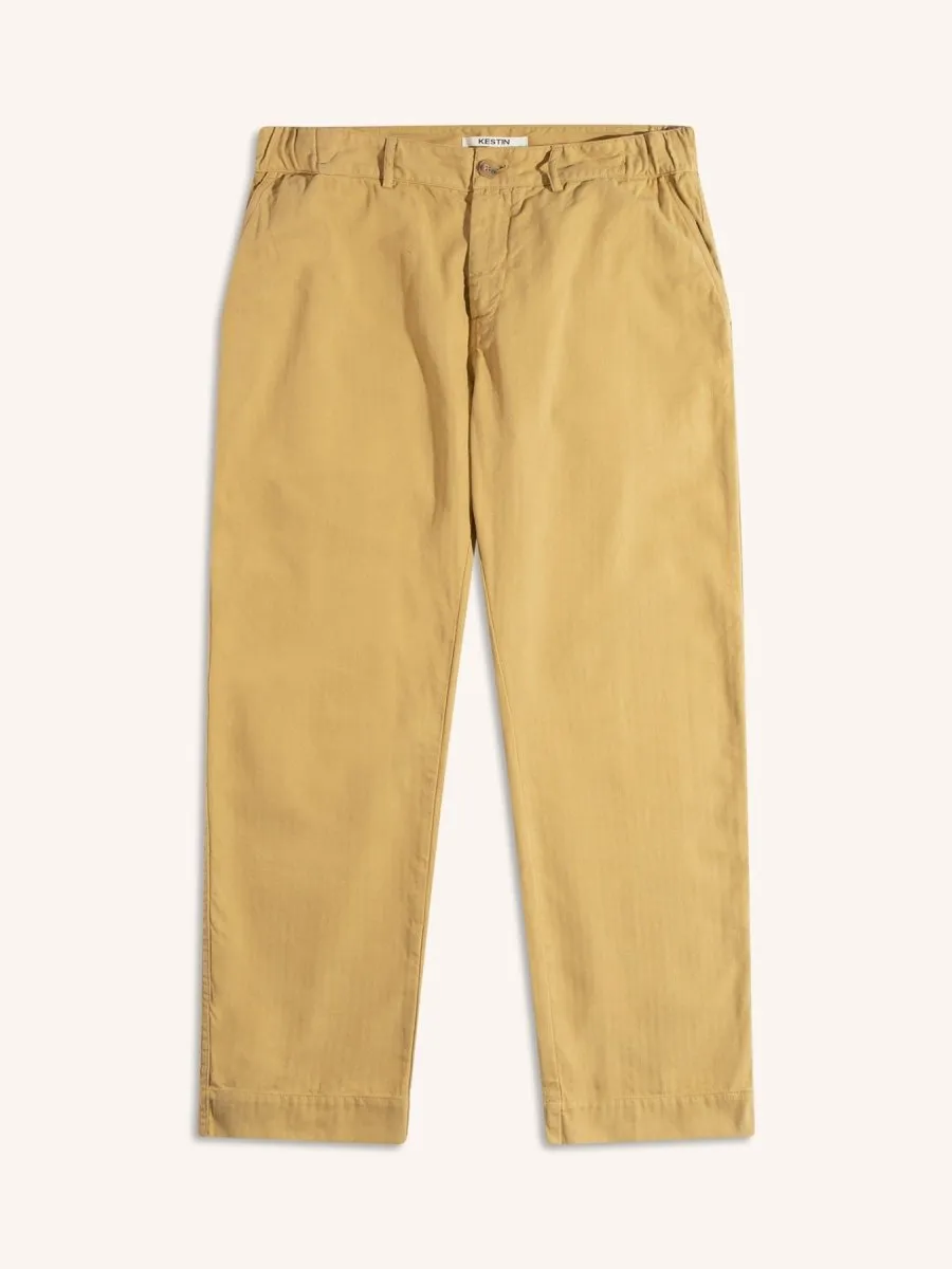 KESTIN ABERLOUR PANT IN AMERICAN Tan Herringbone