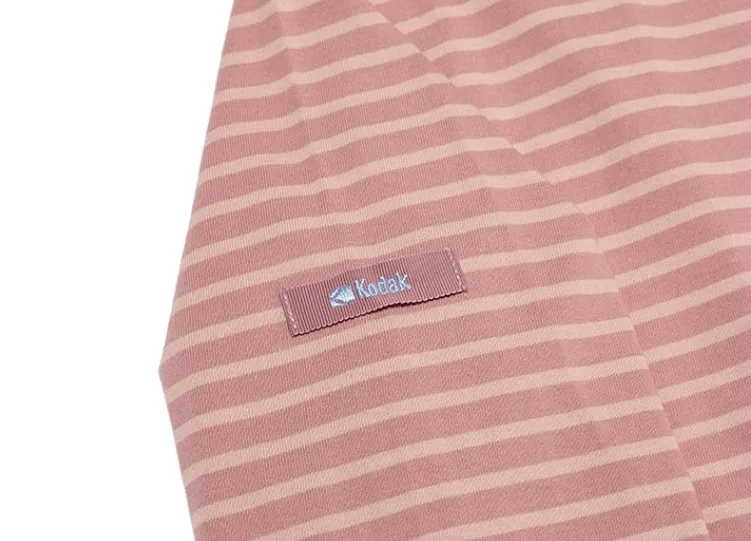 KODAK  |Stripes Unisex Street Style Long Sleeves Cotton