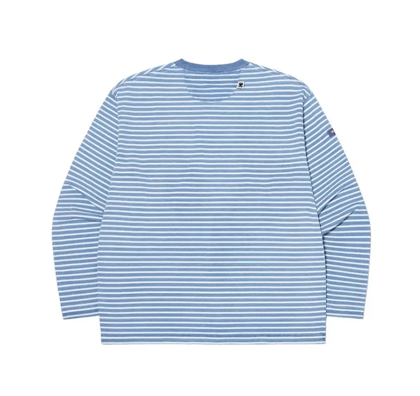 KODAK  |Stripes Unisex Street Style Long Sleeves Cotton