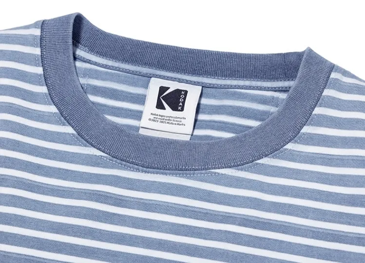 KODAK  |Stripes Unisex Street Style Long Sleeves Cotton