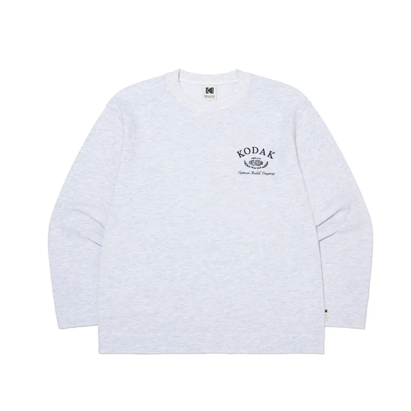 KODAK  |Unisex Street Style Long Sleeves Plain Cotton