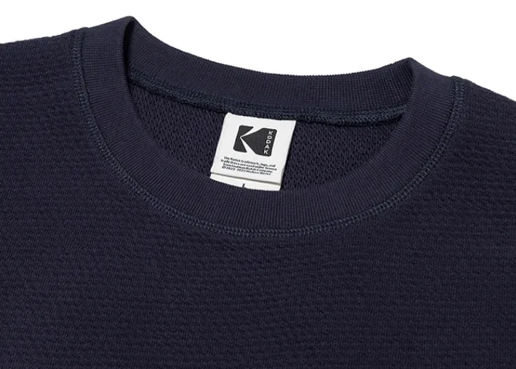 KODAK  |Unisex Street Style Long Sleeves Plain Cotton