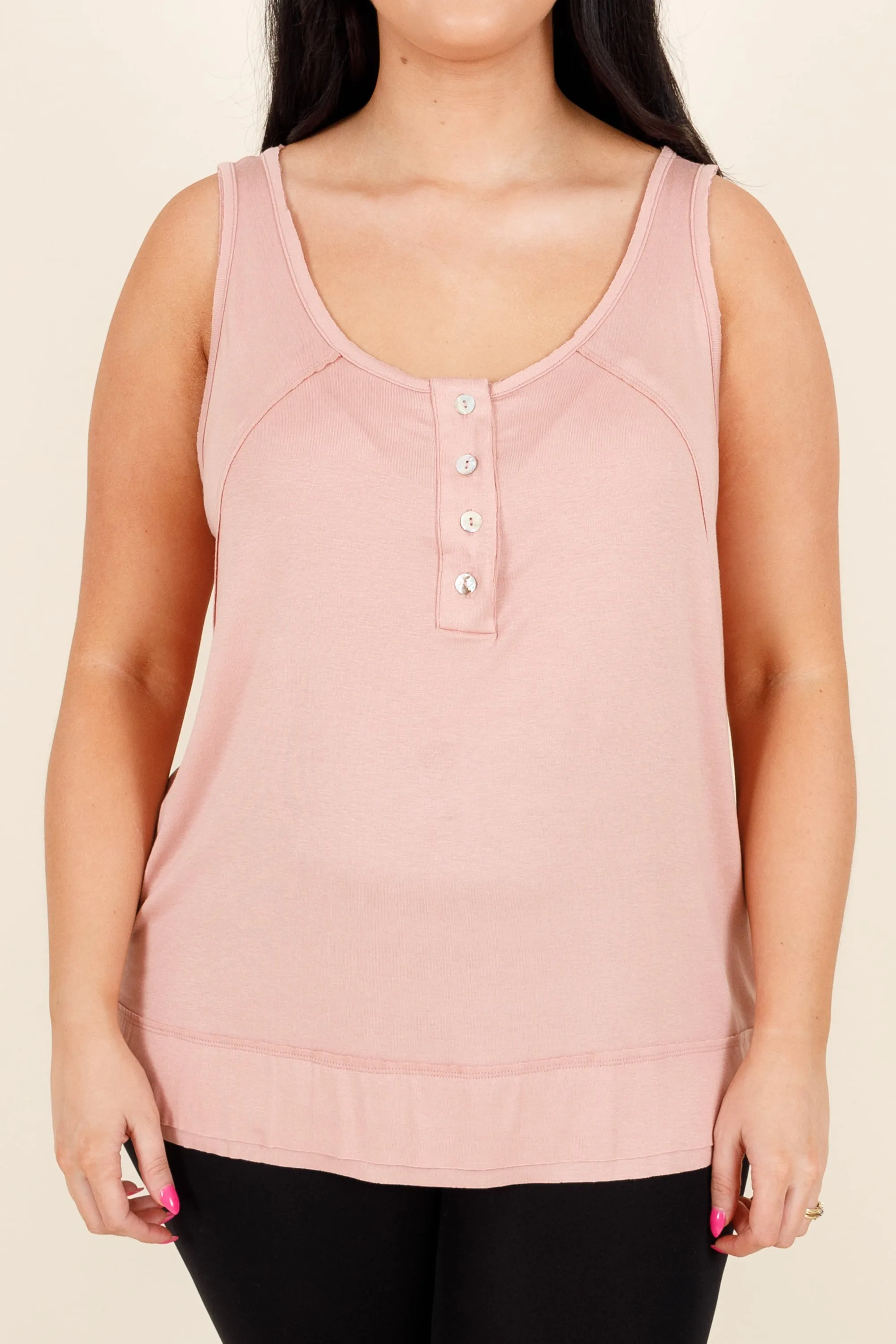 Layers Of Joy Tank, Mauve