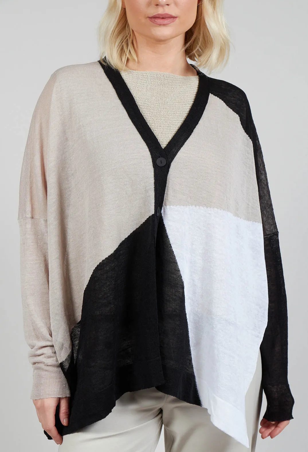 Lightweight Cardigan in Mastic Design