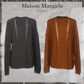 Maison Margiela  |Pullovers Unisex Nylon Street Style Long Sleeves Plain