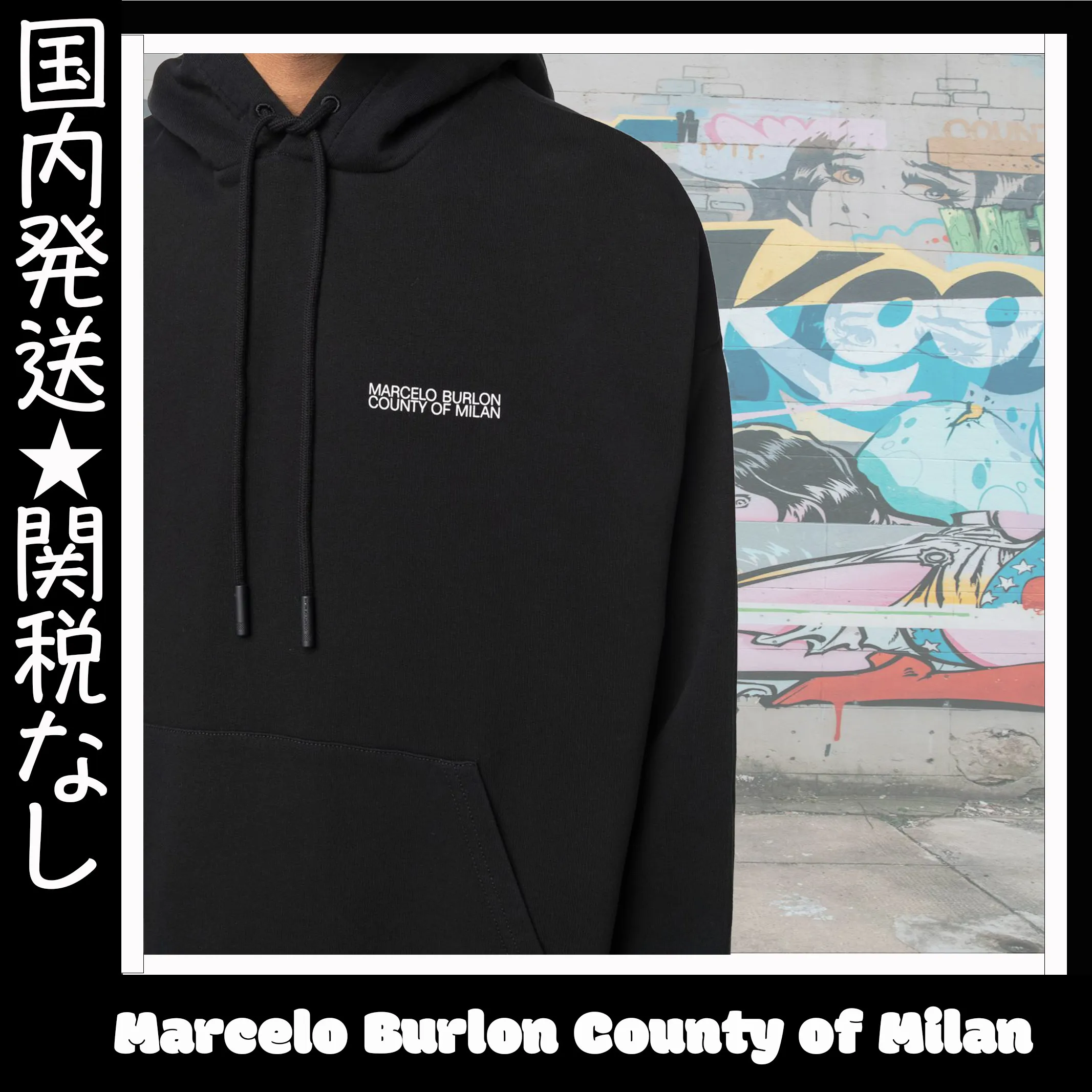 Marcelo Burlon  |Pullovers Unisex Street Style Long Sleeves Cotton Oversized