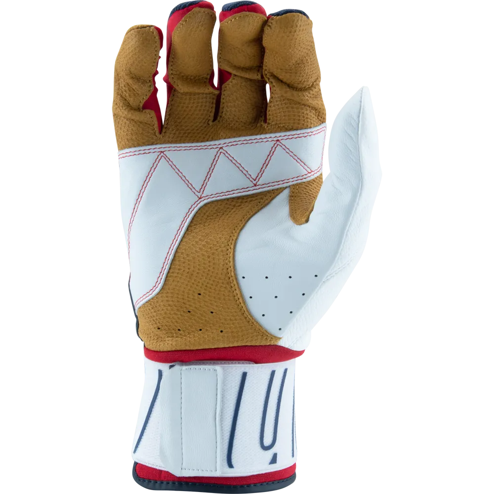 Marucci Blacksmith V2 Full Wrap Adult Batting Gloves: MBG2BKSMFW