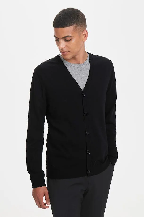 Matinique Jambon Cardigan in Black