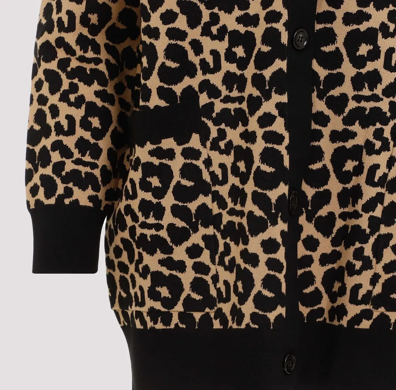 MaxMara  |Leopard Patterns Long Sleeves Cardigans