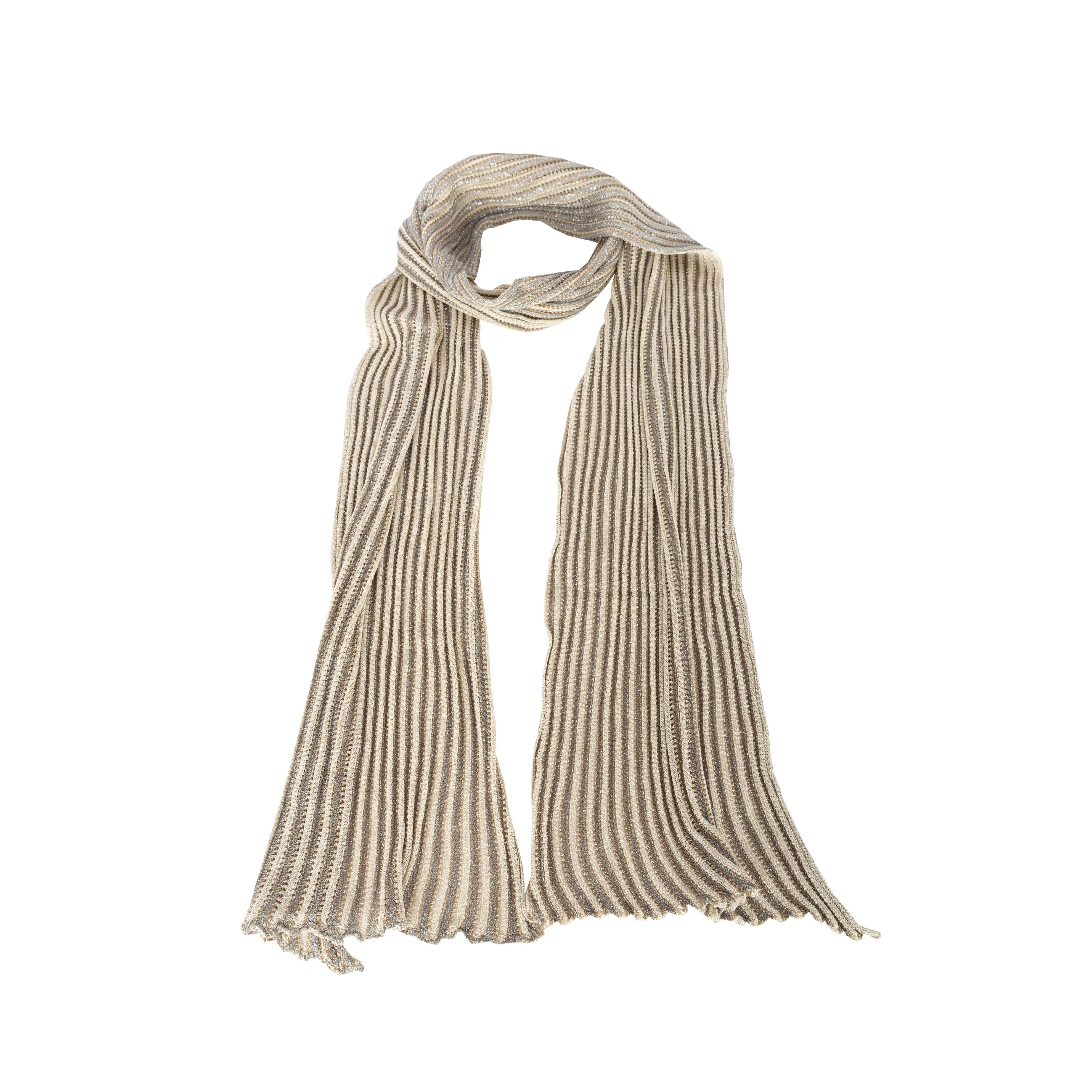 Missoni Striped Knit Foulard - '10s