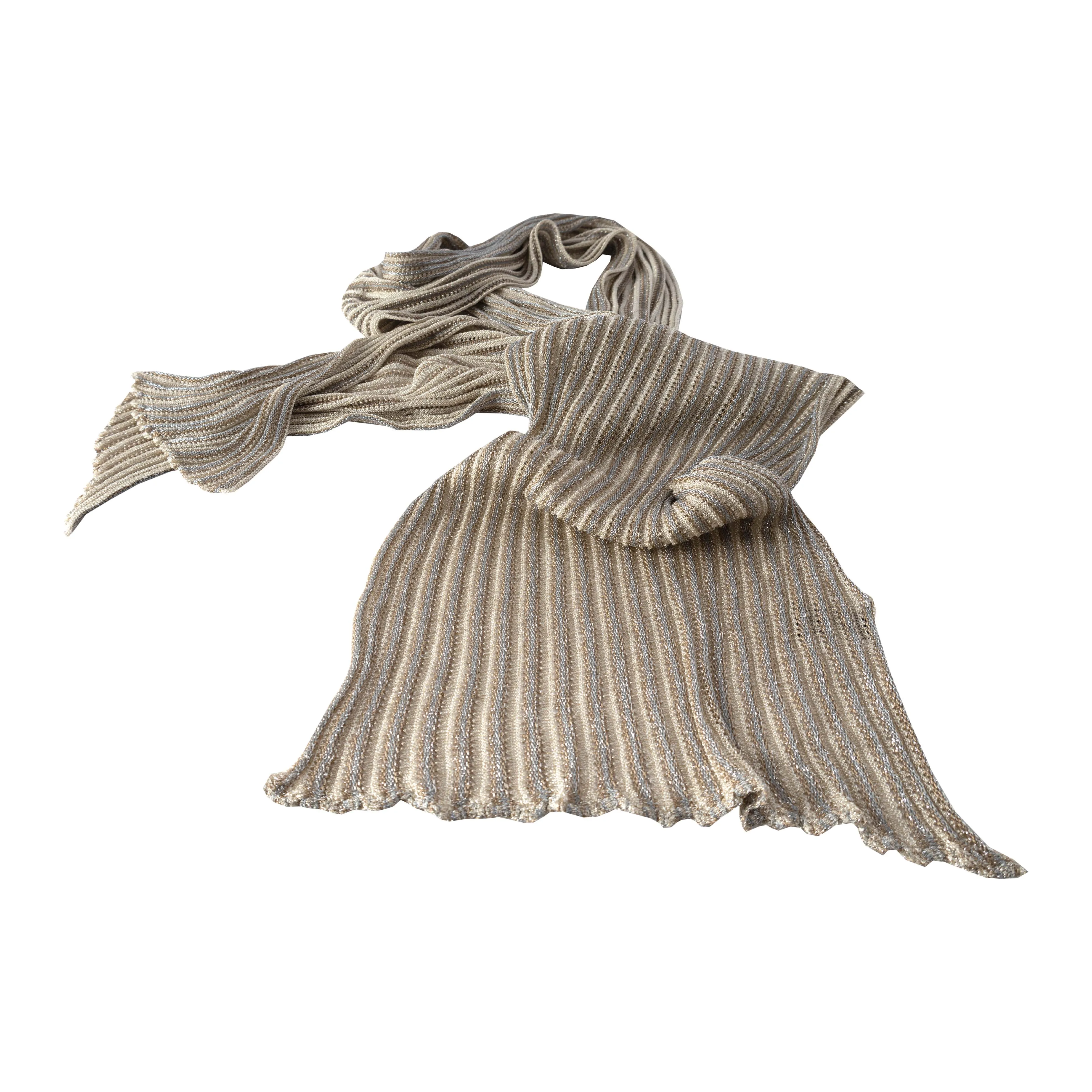 Missoni Striped Knit Foulard - '10s