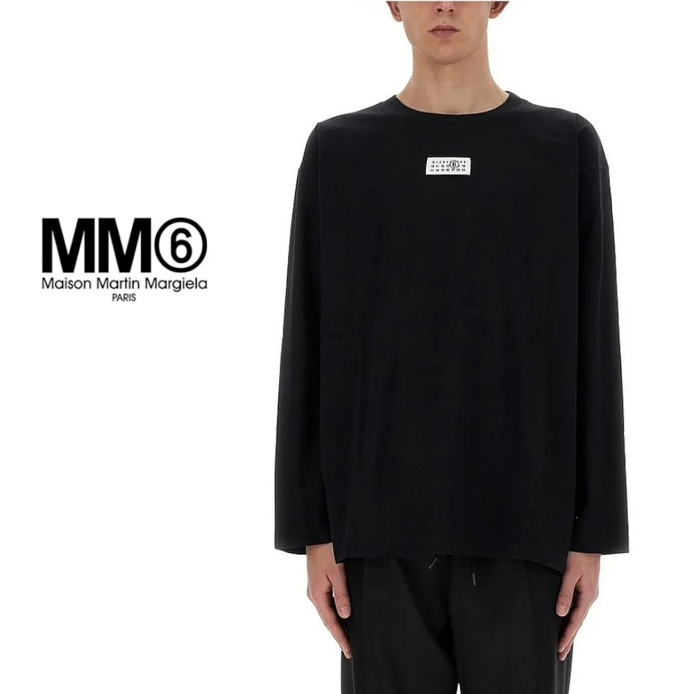 MM6 Maison Margiela  |Crew Neck Street Style Long Sleeves Plain Cotton