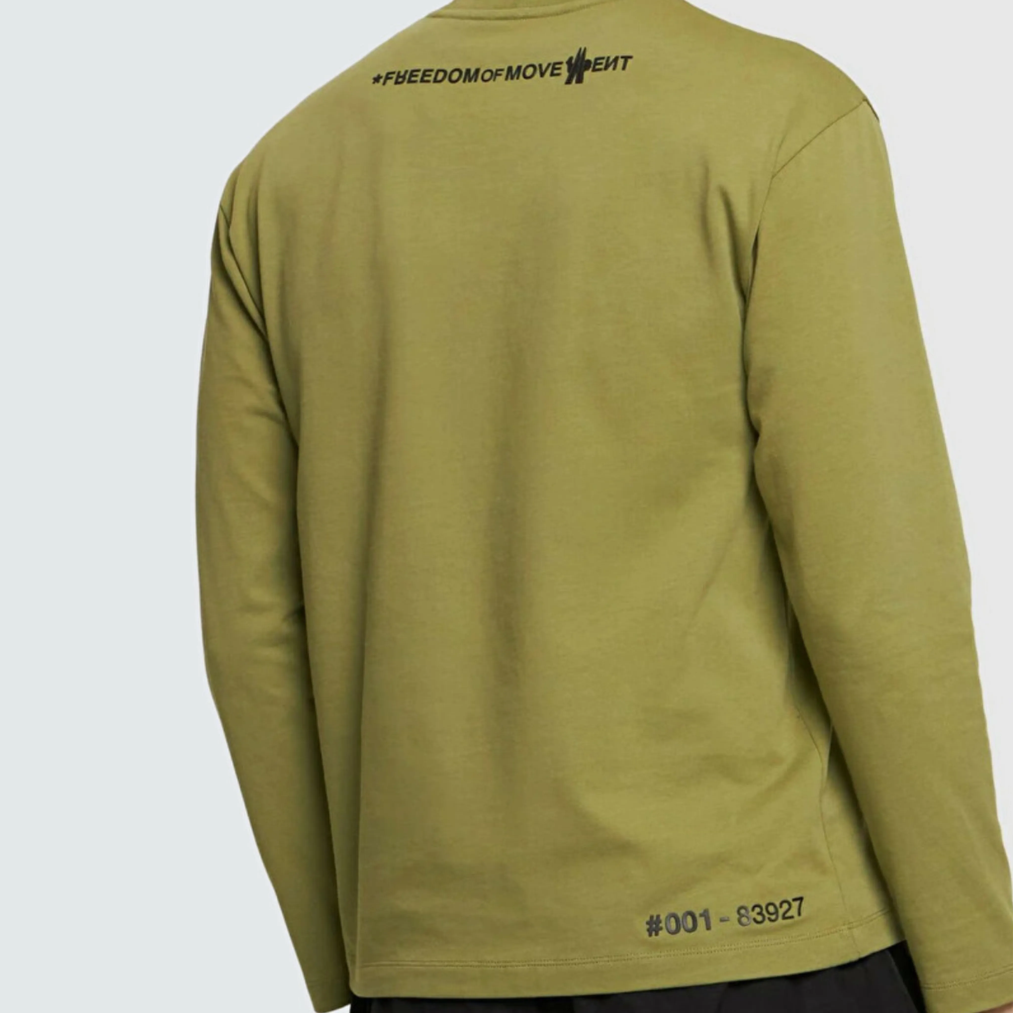 MONCLER  |Crew Neck Street Style Long Sleeves Plain Cotton