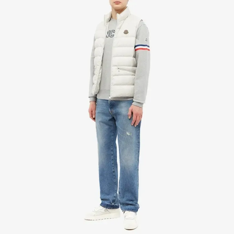 MONCLER  |Long Sleeves Plain Cotton Sweatshirts