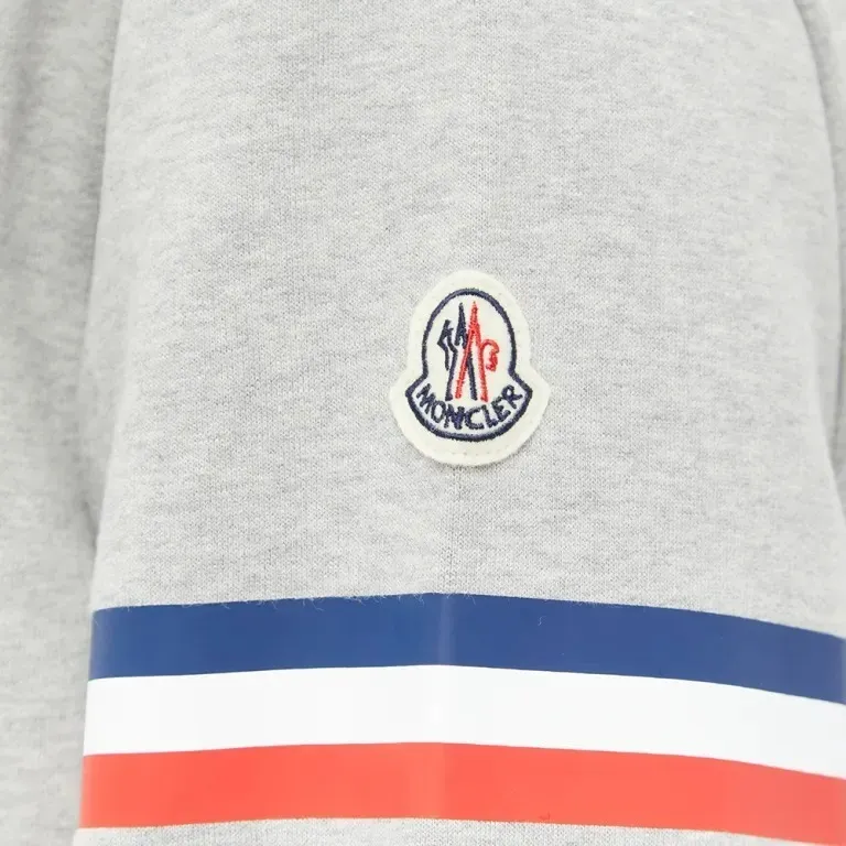 MONCLER  |Long Sleeves Plain Cotton Sweatshirts