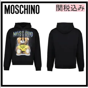 Moschino  |Pullovers Street Style Long Sleeves Other Animal Patterns