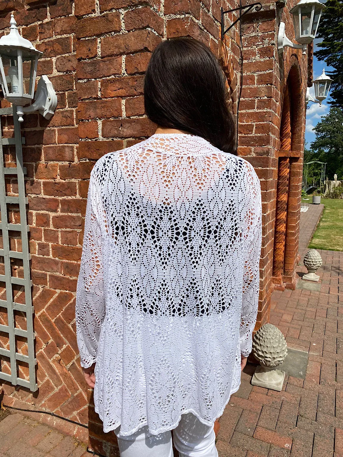 Multi Hole Pattern Cardigan Kellie