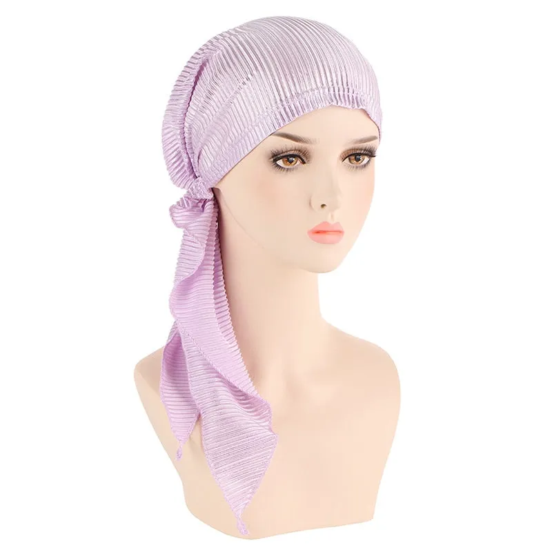 Muslim Stretch Head Scarf Turban Bonnet Women Inner Hijabs