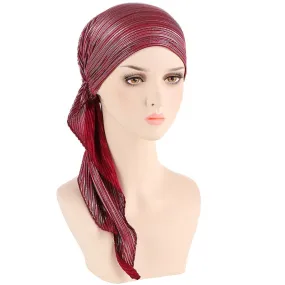 Muslim Stretch Head Scarf Turban Bonnet Women Inner Hijabs