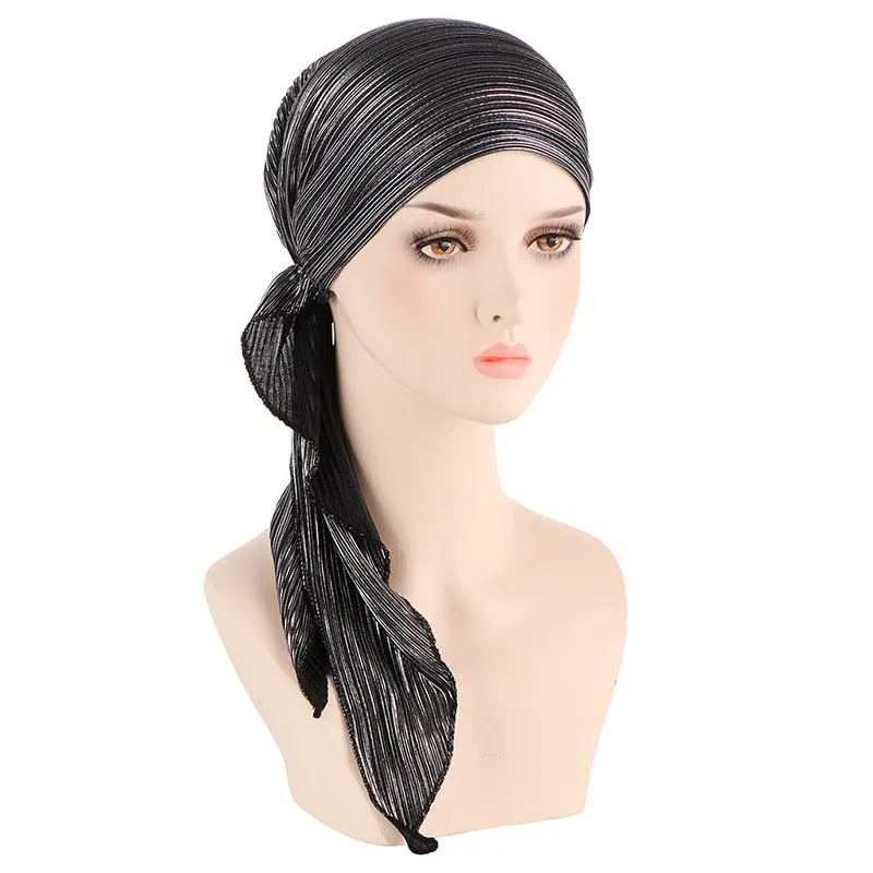 Muslim Stretch Head Scarf Turban Bonnet Women Inner Hijabs