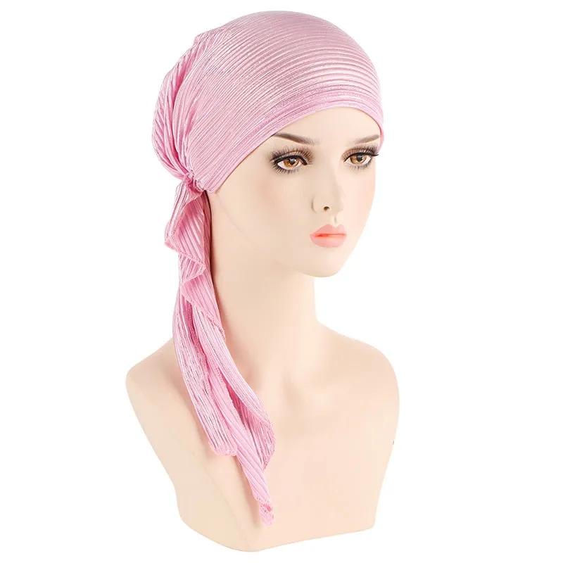 Muslim Stretch Head Scarf Turban Bonnet Women Inner Hijabs