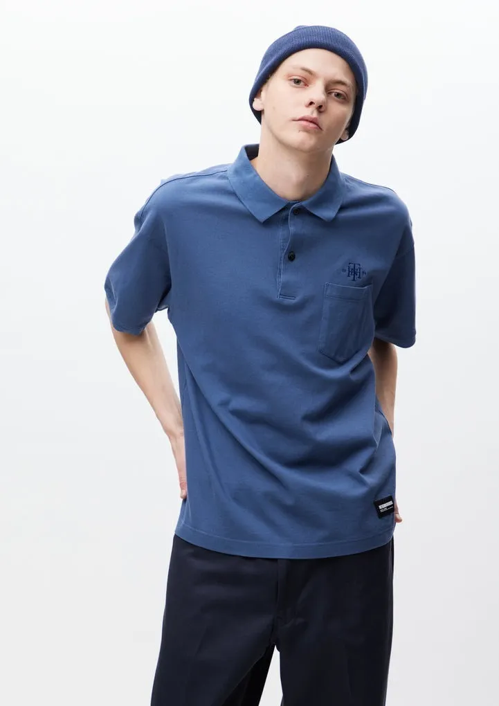 NEIGHBORHOOD  |Pullovers Street Style Plain Cotton Short Sleeves Logo Polos