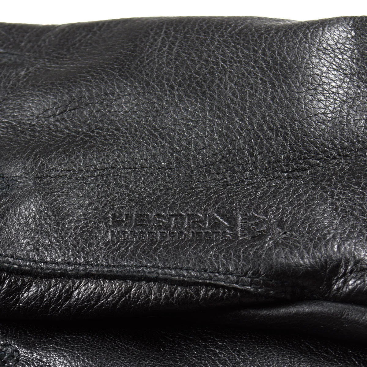 Norse Projects x Hestra - Utsjo Leather Gloves - Black