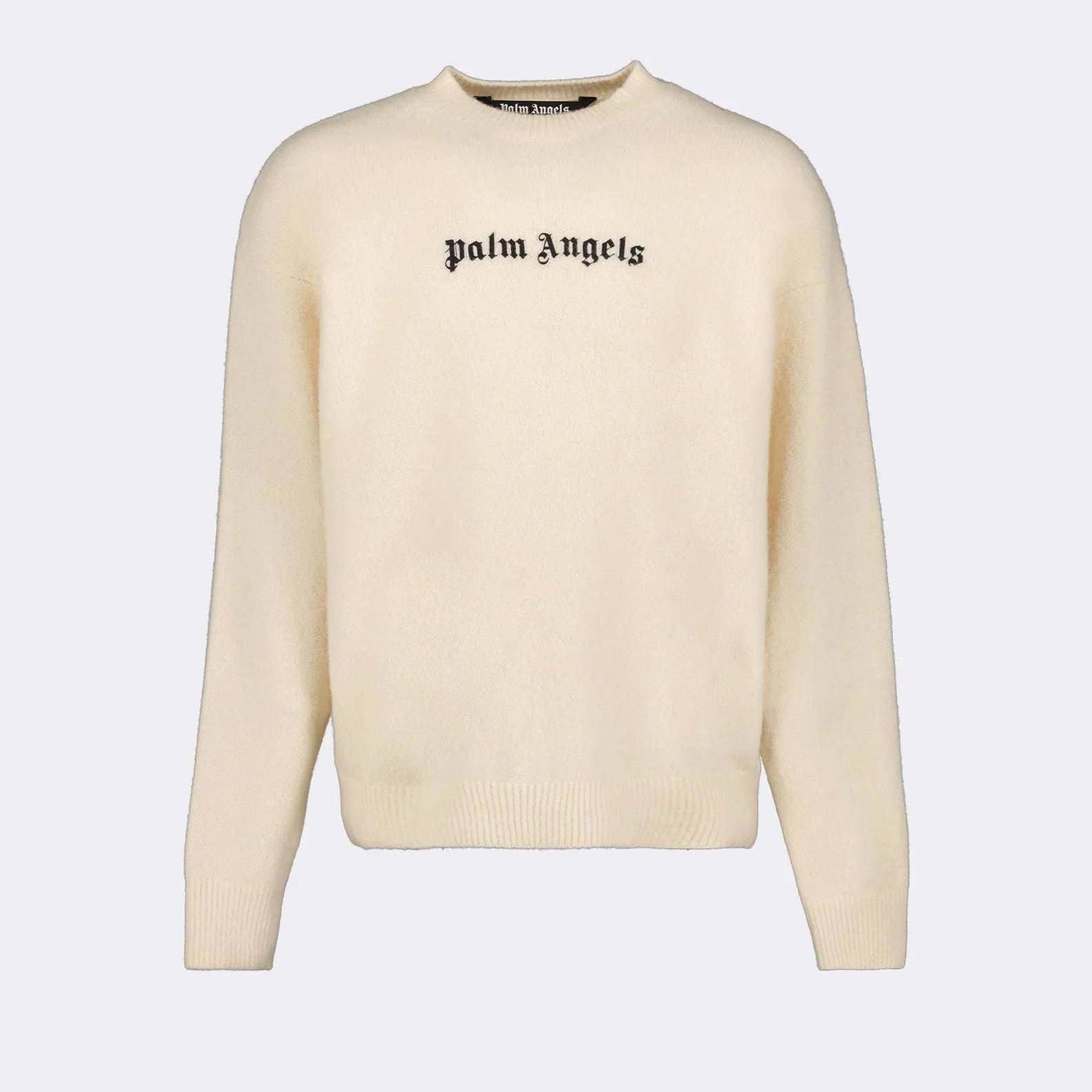 Palm Angels  |Crew Neck Pullovers Street Style Long Sleeves Logo Sweaters