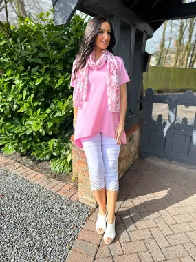 Pink Essential Hi Lo T-Shirt Harriet