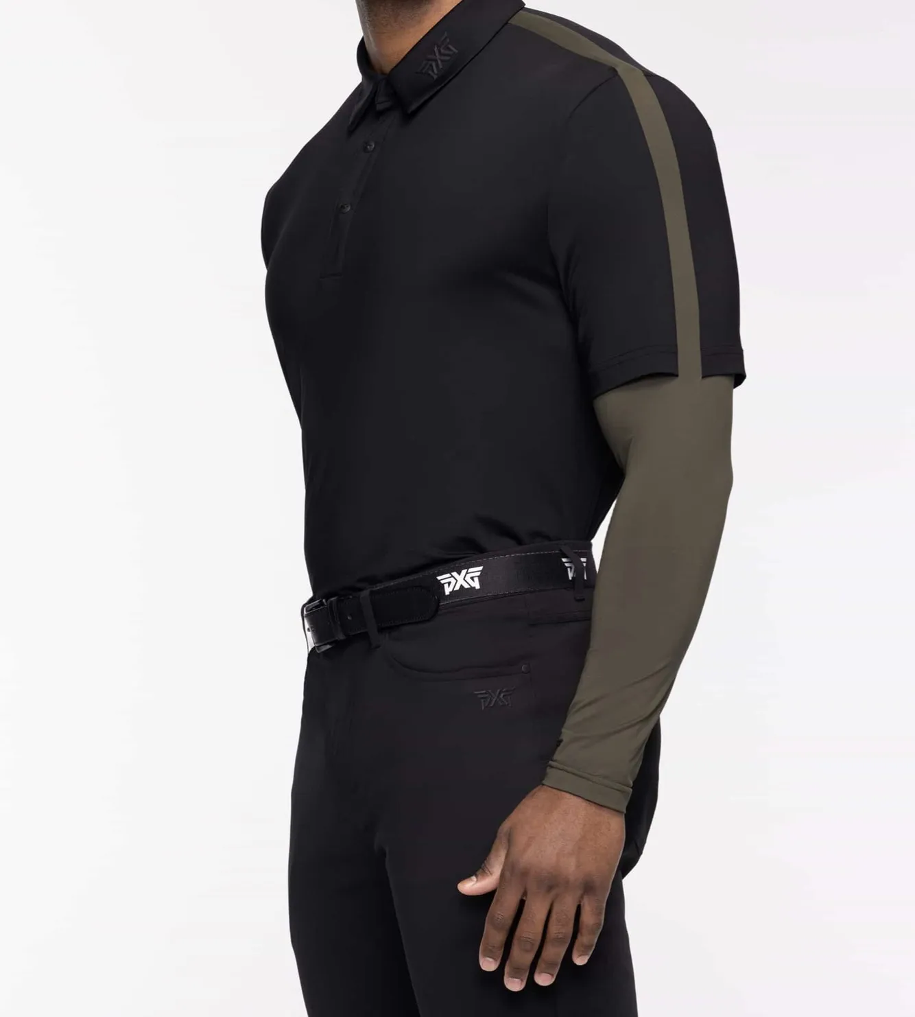 PXG  |Long Sleeves Plain Logo Polos