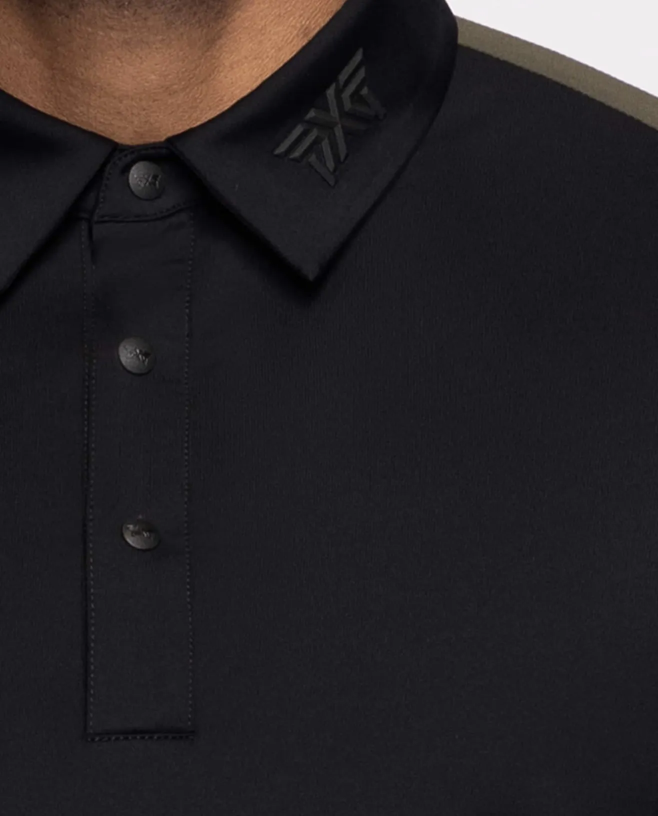 PXG  |Long Sleeves Plain Logo Polos