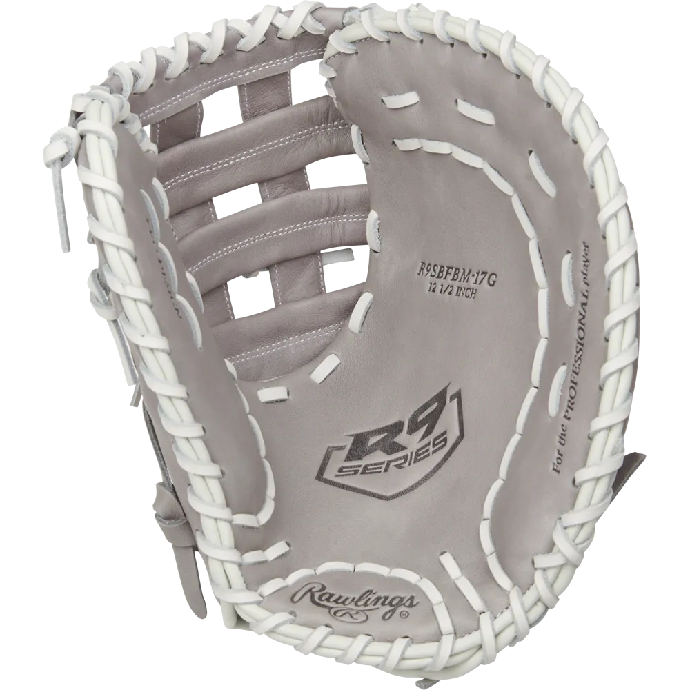 Rawlings R9 12.5 Fastpitch First Base Mitt: R9SBFBM-17G