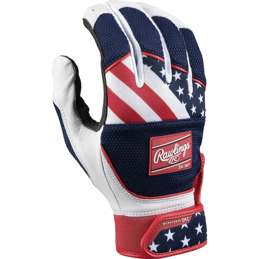 Rawlings Workhorse OKC Women's Batting Gloves: WHOKCFPBG