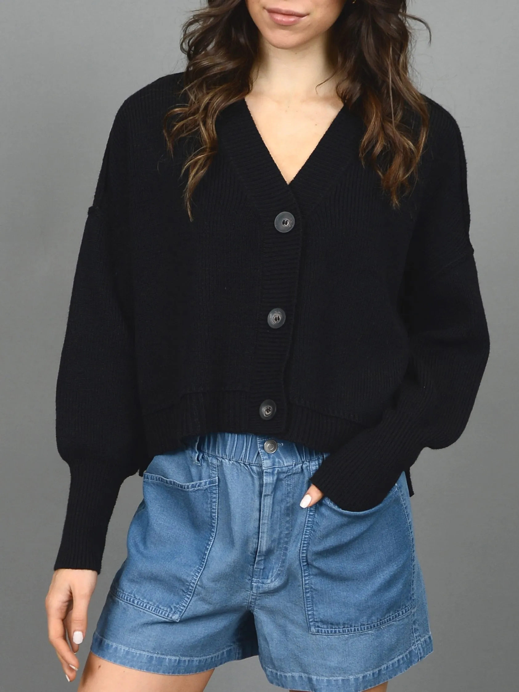 RD STYLE Button Front Cardigan