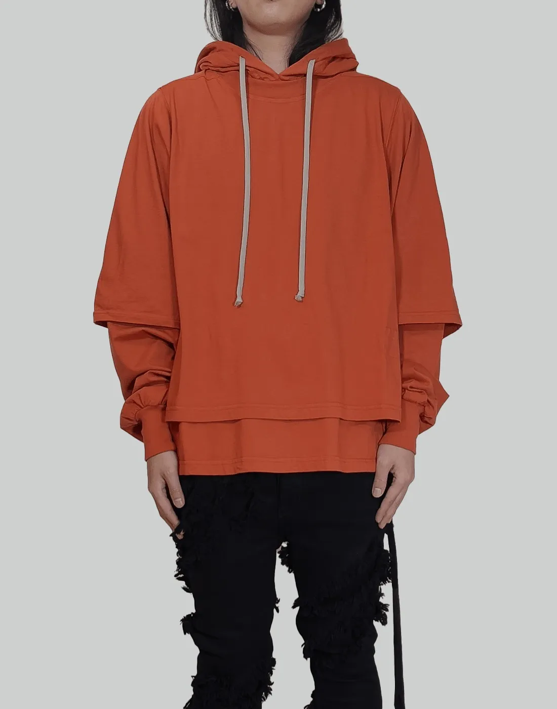 RICK OWENS  |Pullovers Street Style Long Sleeves Plain Cotton Designers