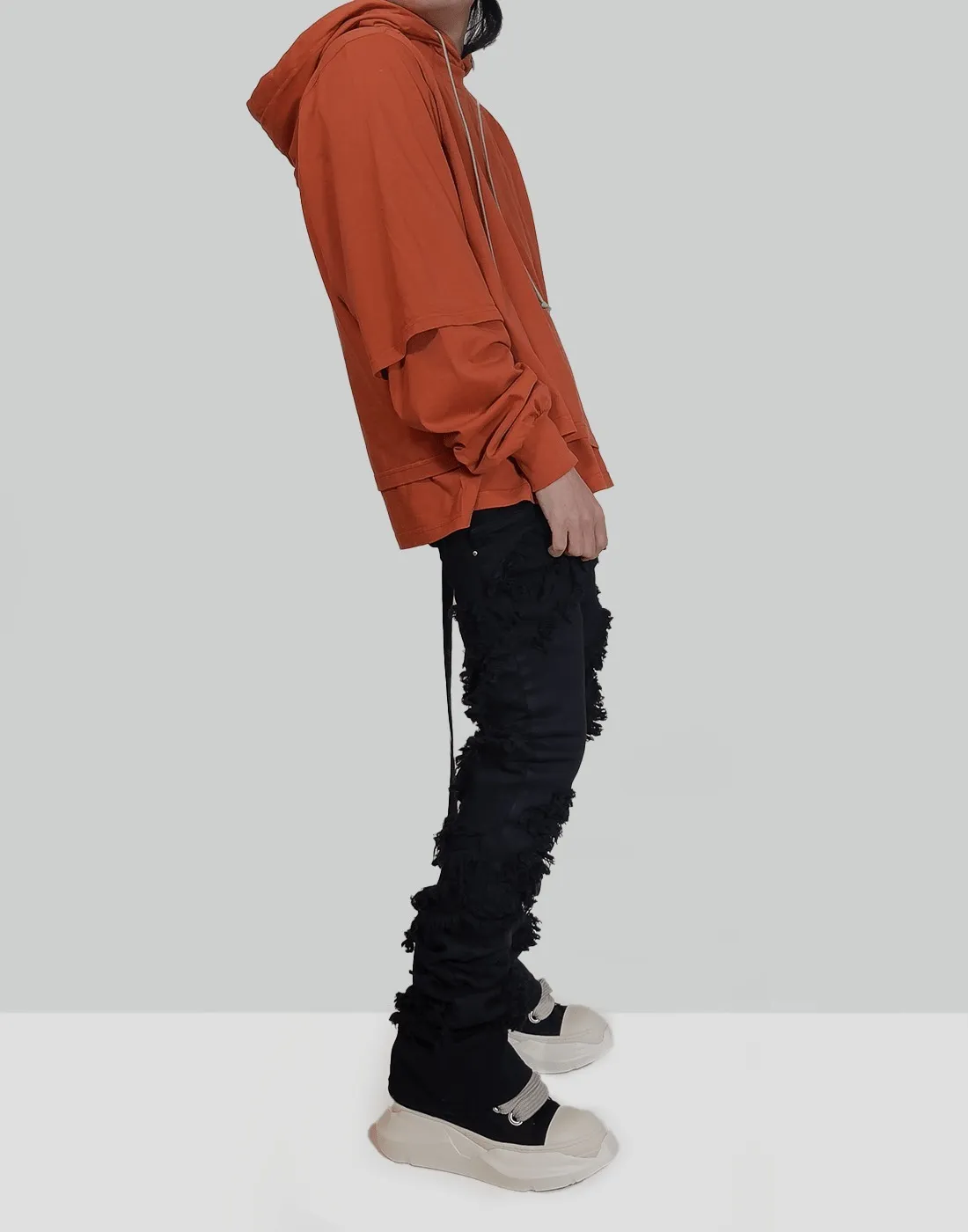 RICK OWENS  |Pullovers Street Style Long Sleeves Plain Cotton Designers