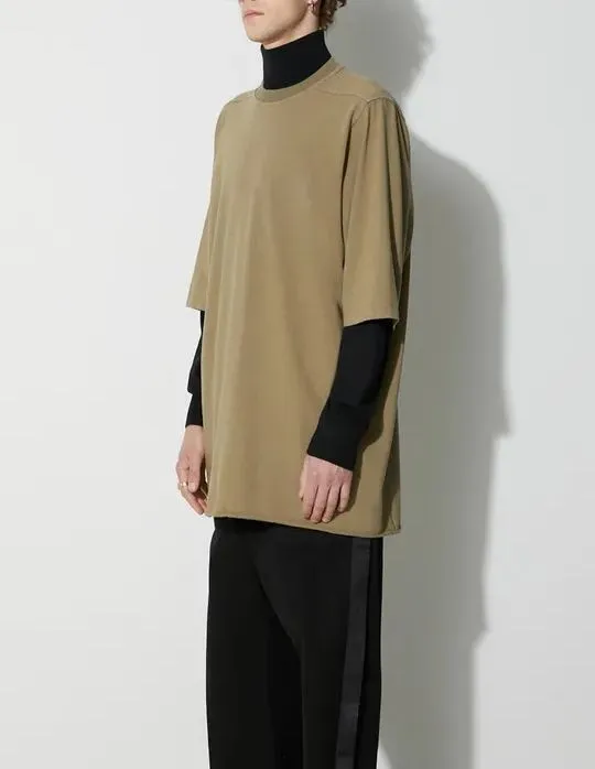 RICK OWENS  |Pullovers Street Style Plain Cotton Short Sleeves Logo