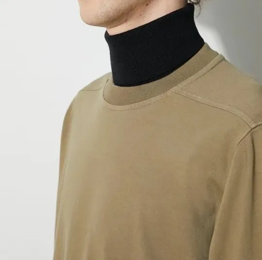 RICK OWENS  |Pullovers Street Style Plain Cotton Short Sleeves Logo